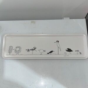 IKEA Onskedrom Silly Kooky Bird Tray Rectangle 19.5" Olle Eksell
Melamine